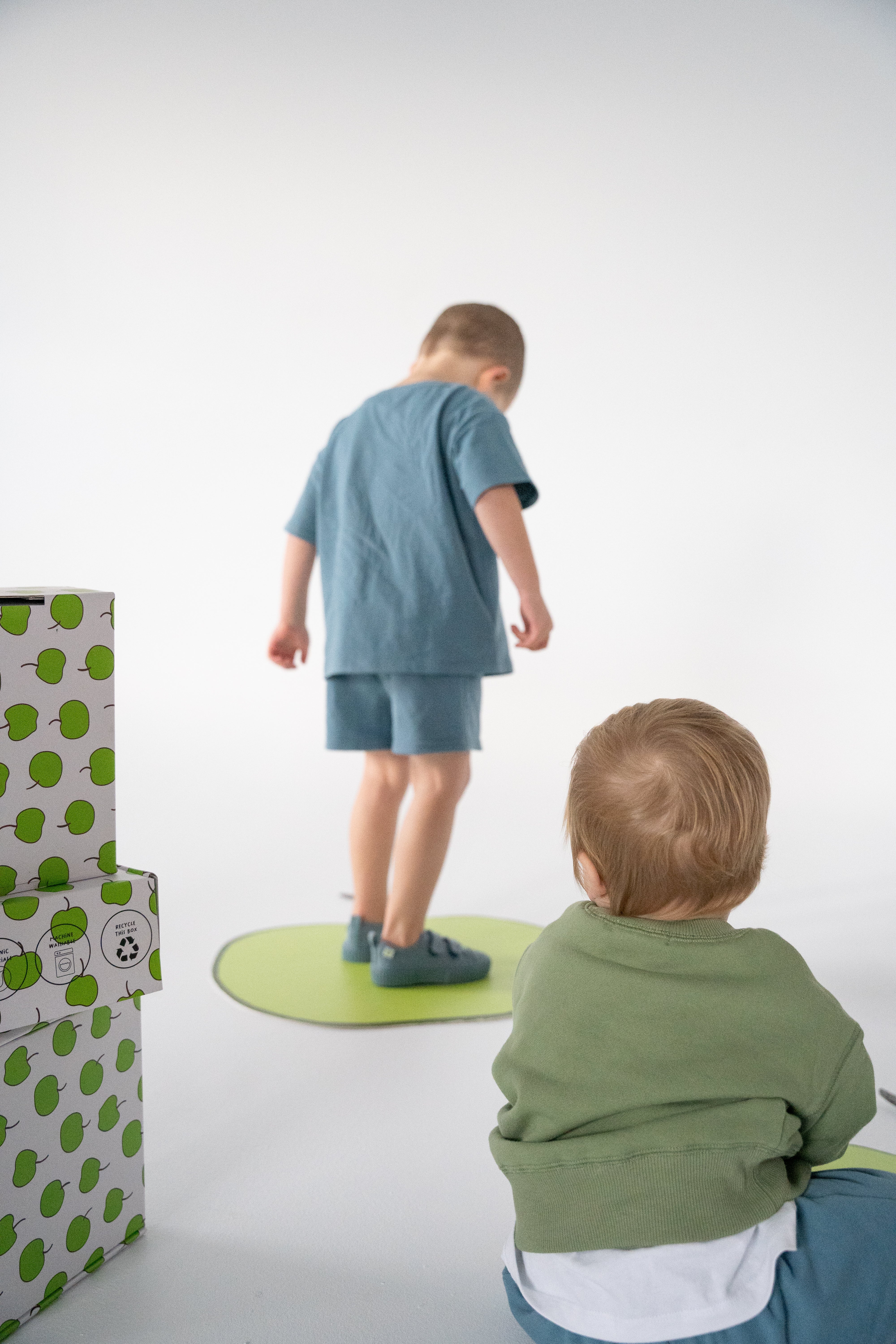 Organic Cotton Shorts - Blue