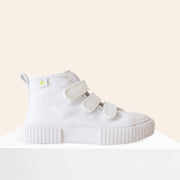 Organic Cotton High Top Sneaker - White