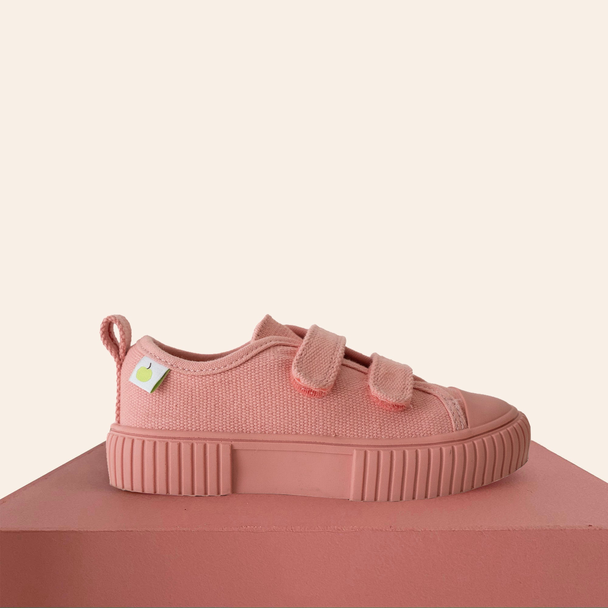 Organic Cotton Low Top Sneaker - Pink