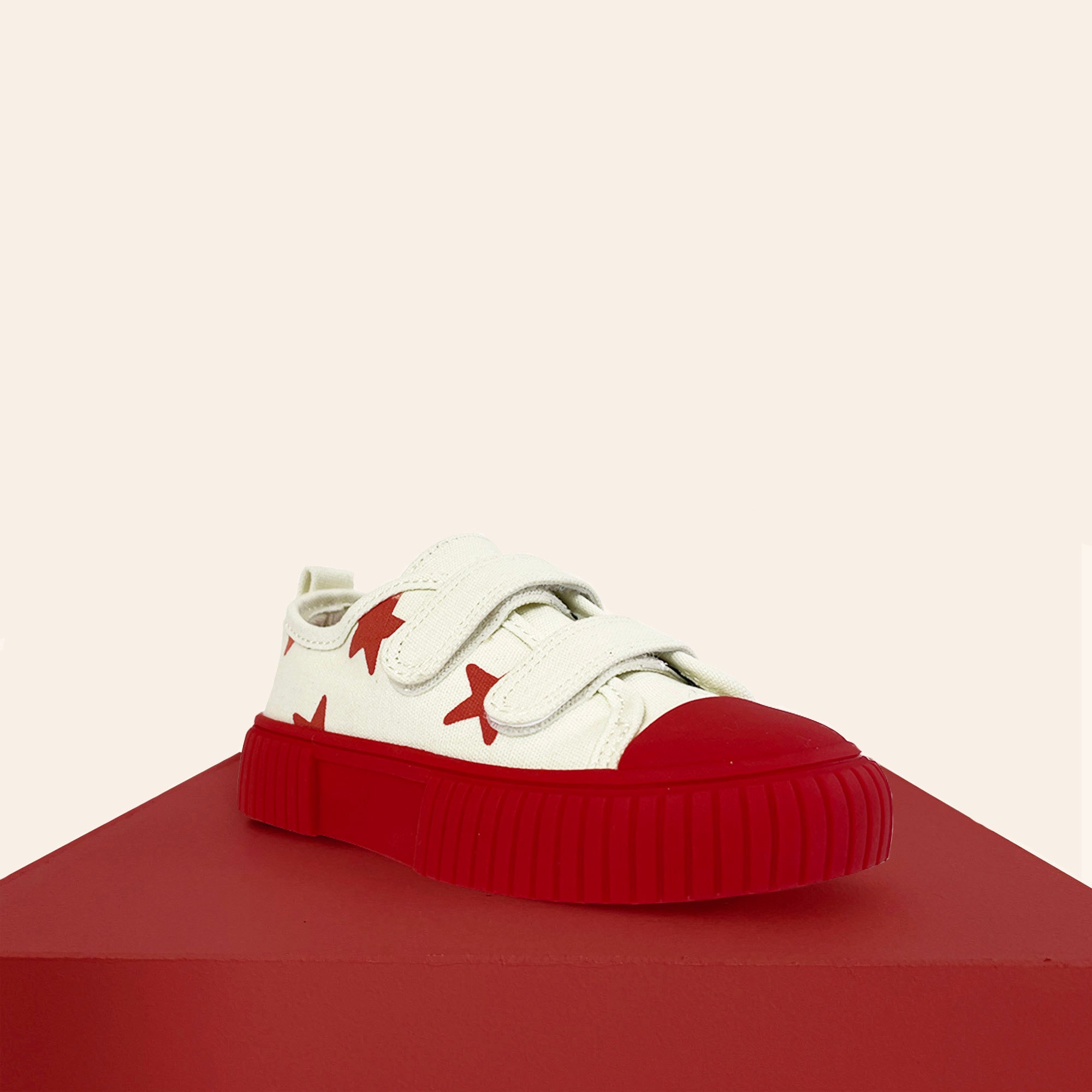 By Billie X Piccolini Low Top Sneaker - Red Star